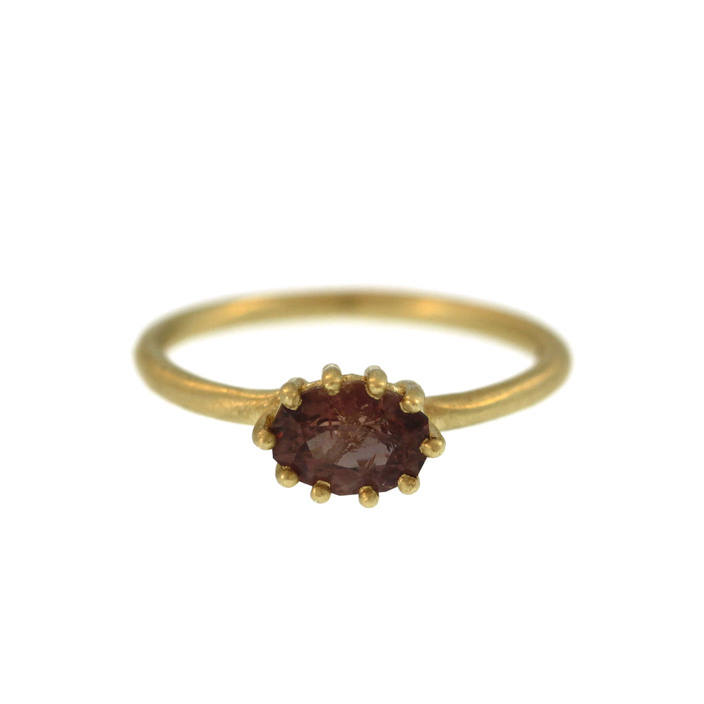 Chocolate on sale sapphire ring