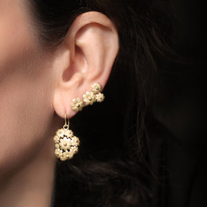 The Garden Party Floral Earrings  - Vertical