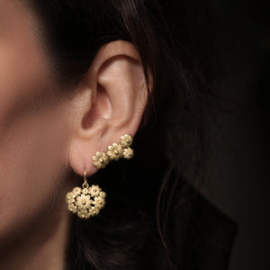 The Garden Party Floral Earrings - Horizontal