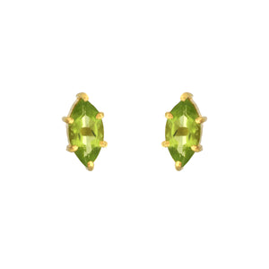 The Peridot Marquise Studs