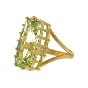 A Prasiolite Ring