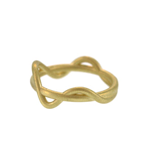 A Golden Ribbon Ring